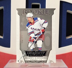 Braden Schneider 2022-23 - Exquisite Collection Rookies /349 Upper Deck